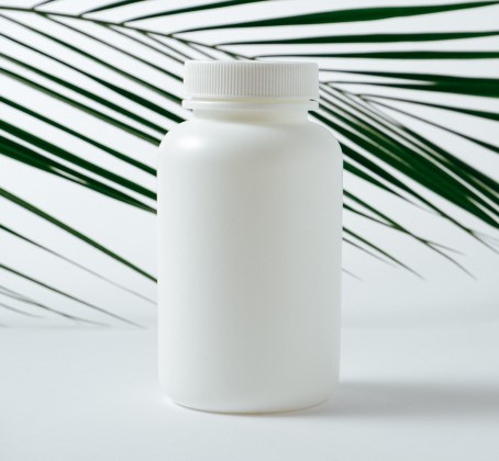 Sustainable white bottle eco