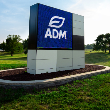 ADM building sign