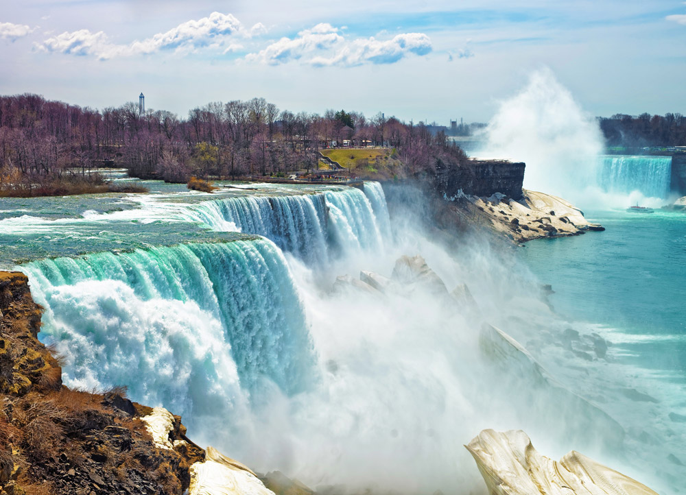 Waterfalls in North America