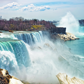 Waterfalls in North America