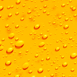orange soda bubbles