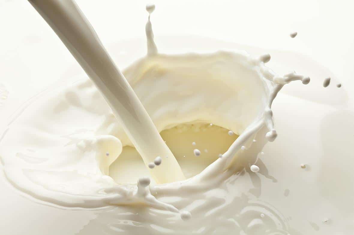 Milk being poured