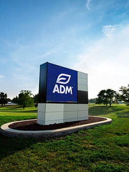 ADM logo outside of a facility