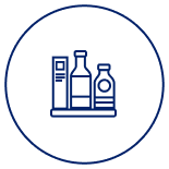 Icon of bottles and powder box
