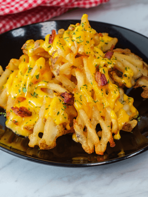 Bacon Cheese Waffle Fries