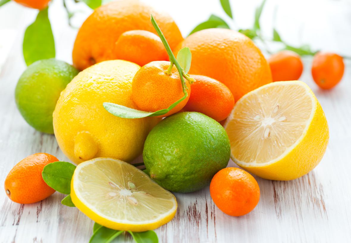 A variety of Fresh Citrus Fruit