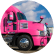 ADM pink truck with breast cancer ribbon 