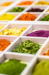 multi colored seasonings