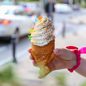Multicolored sprinkles