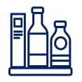 Icon of bottles