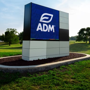 ADM building sign