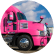 ADM pink truck with breast cancer ribbon 